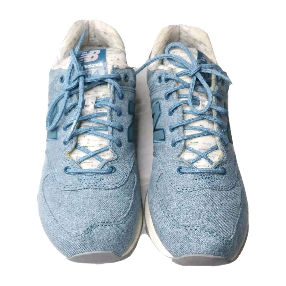 New Balance 574 Shoes Women's Size 8.5 Blue Sneakers - Picture 3 of 10
